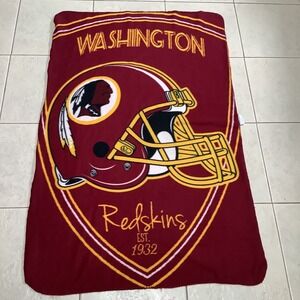 Northwest Fleece Throw Blanket‎ Washington Redskins (Original Logo) EST-1932